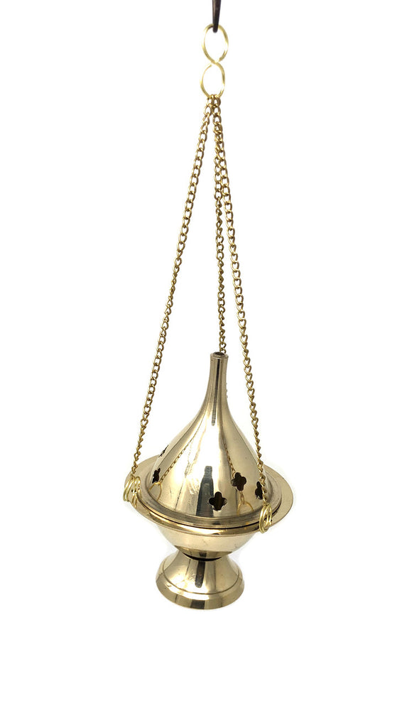 Brass Hanging Cone Burner