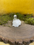 Round Citrine Sterling Silver Ring