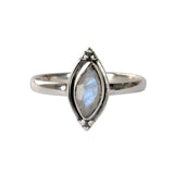 Rainbow Moonstone Ring