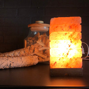 Salt Lamp Large Rectangle Pillar