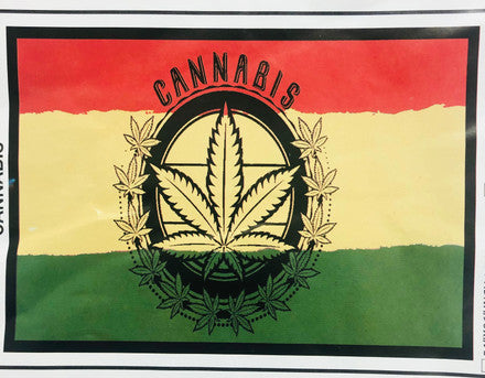 Tapestry Tie & Dye Cannabis Horizontal