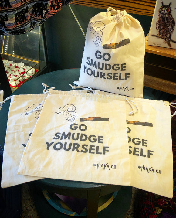 Go Smudge Yourself Linen Bag