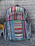 STRIPE HEMP BACKPACK